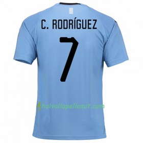 Jalkapallo Pelipaidat Uruguay C.Rodgrizuez 7 World Cup 2018 Kotipaita